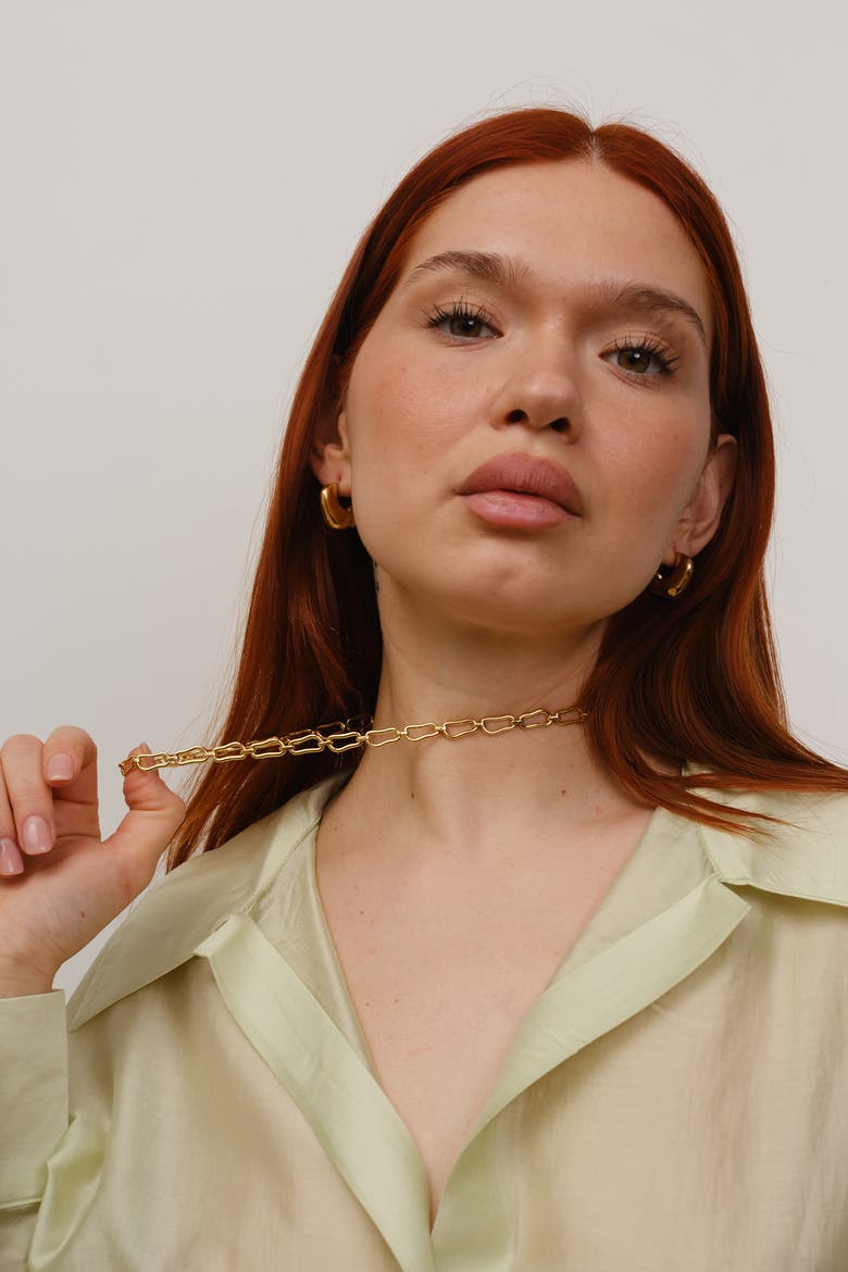 Carra Necklace, Alternate, color, Gold