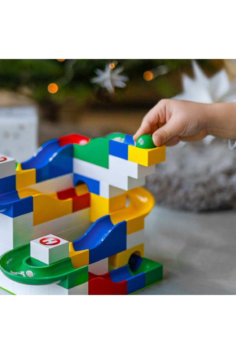 Marble Run 123 Piece Starter Building Box Set, Alternate, color, Multi