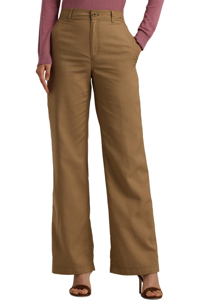 Lauren Ralph Lauren High Waist Flare Pants, Main, color,