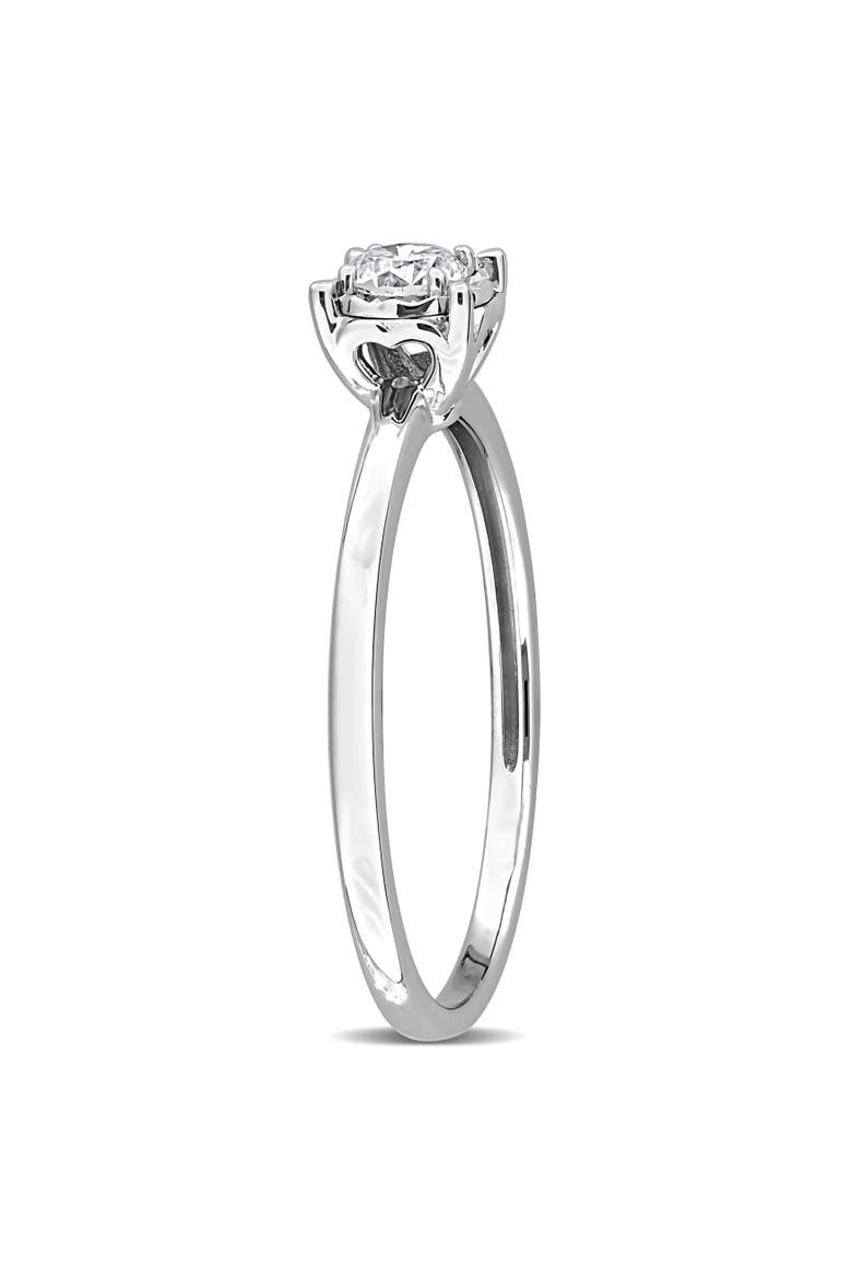 1/5 CTW Lab Grown Diamond Engagement Ring 14k, Alternate, color, White Gold
