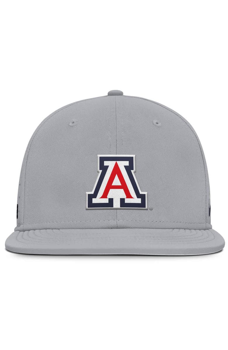 Nike Men's Nike Gray Arizona Wildcats On-Field Dugout True Performance Fitted Hat, Alternate, color, Gray