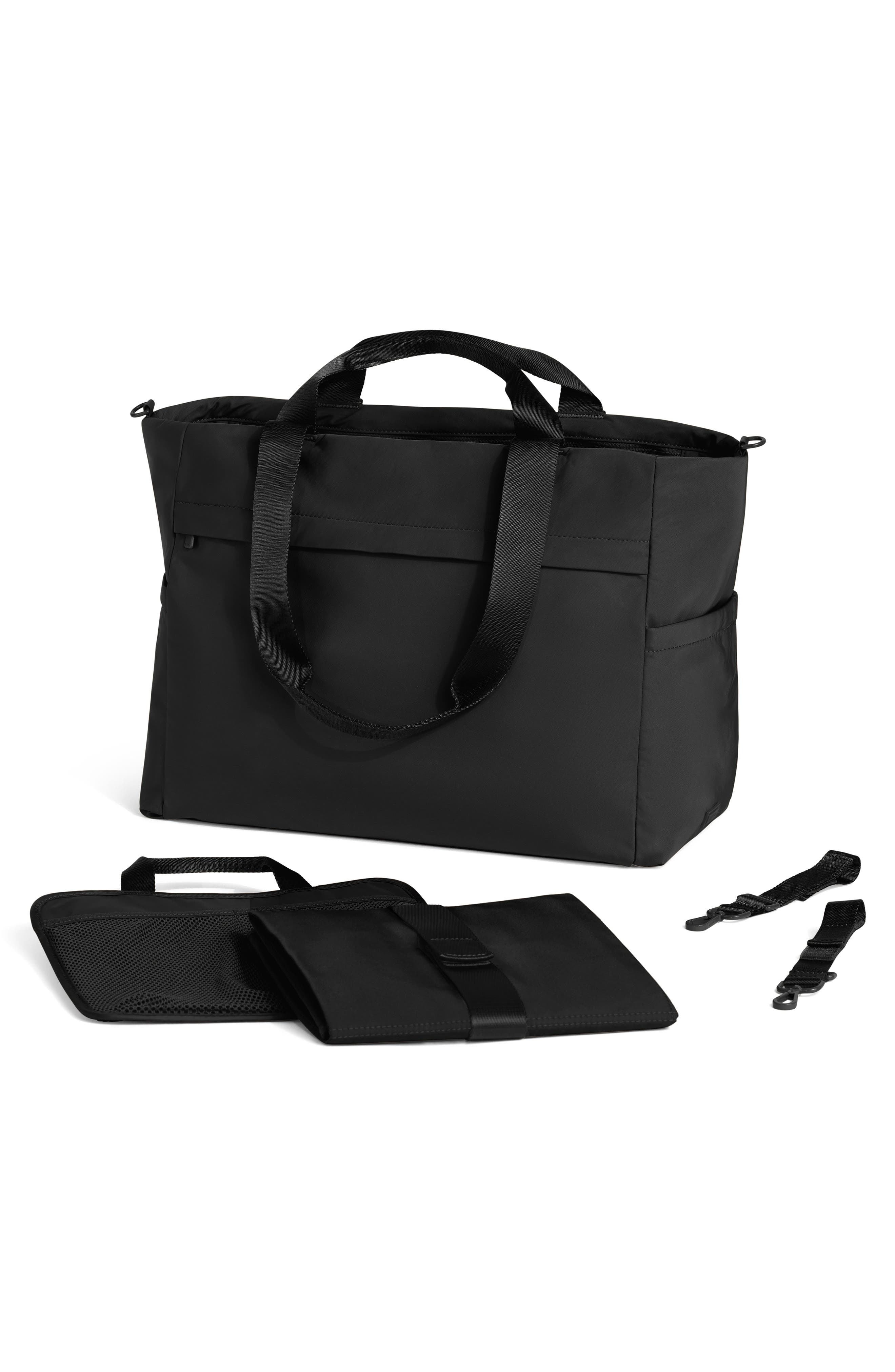 Away Featherlight Diaper Tote, Alternate, color, Jet Black