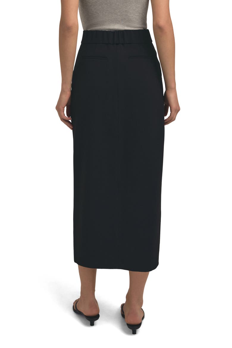 The Meyer Midi Skirt, Alternate, color, BLACK
