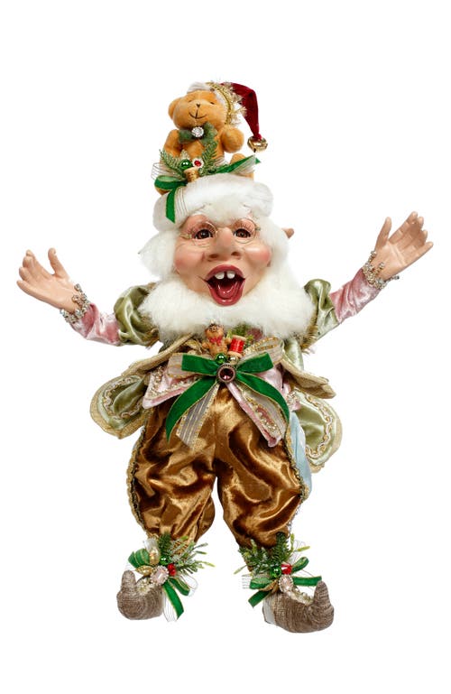 Mark Roberts Teddy Bear Elf, Medium In Multi