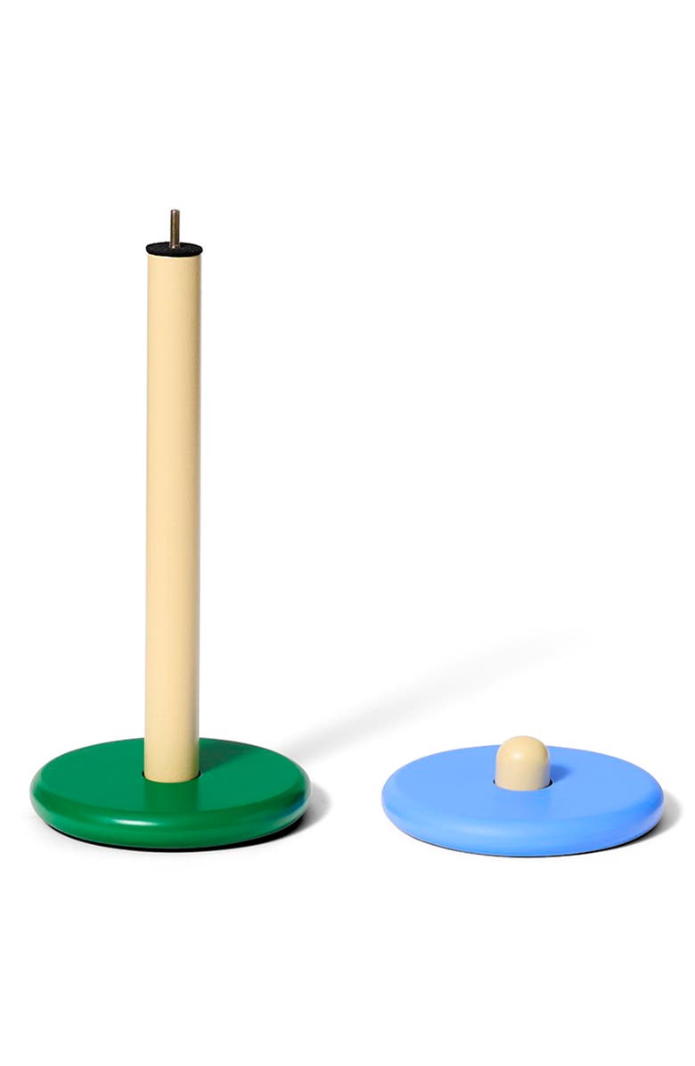 Areaware Spool Paper Towel Holder, Alternate, color, Blue Green