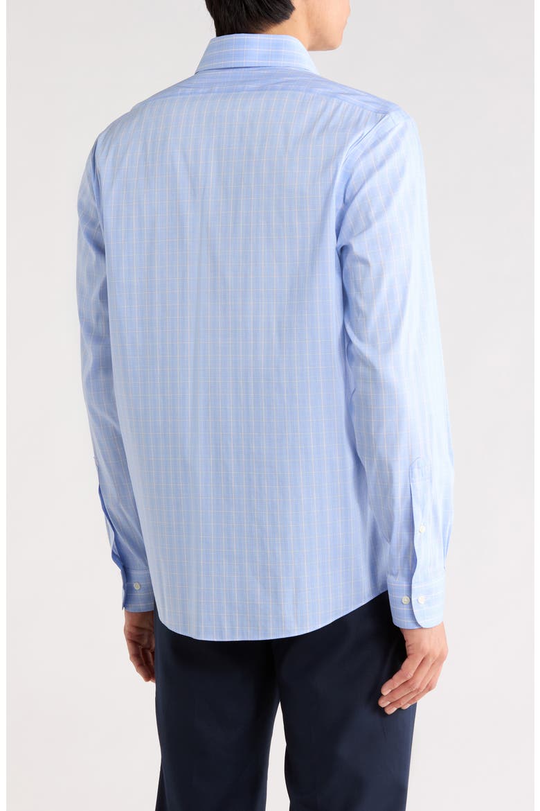 Regular Fit Check Button-Down Shirt, Alternate, color, BLUEGLEN