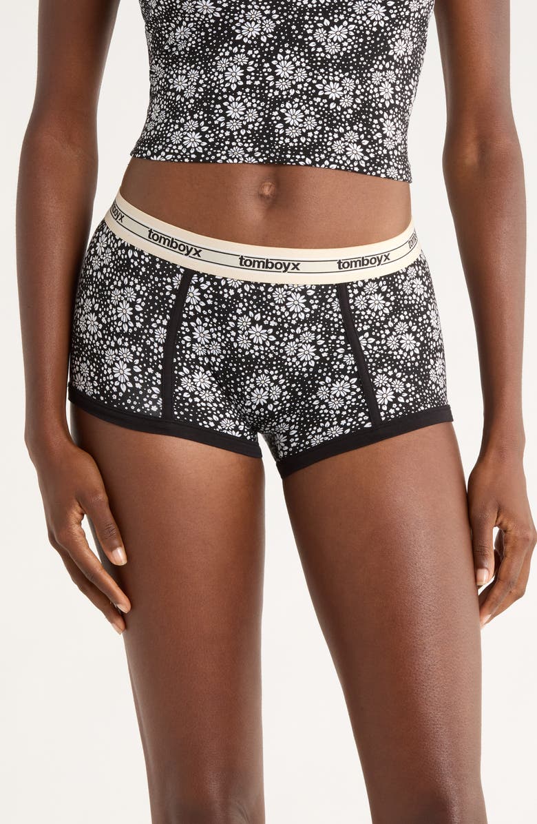 TomboyX Stretch Modal Boyshorts, Main, color, Modal Petal Pizzazz