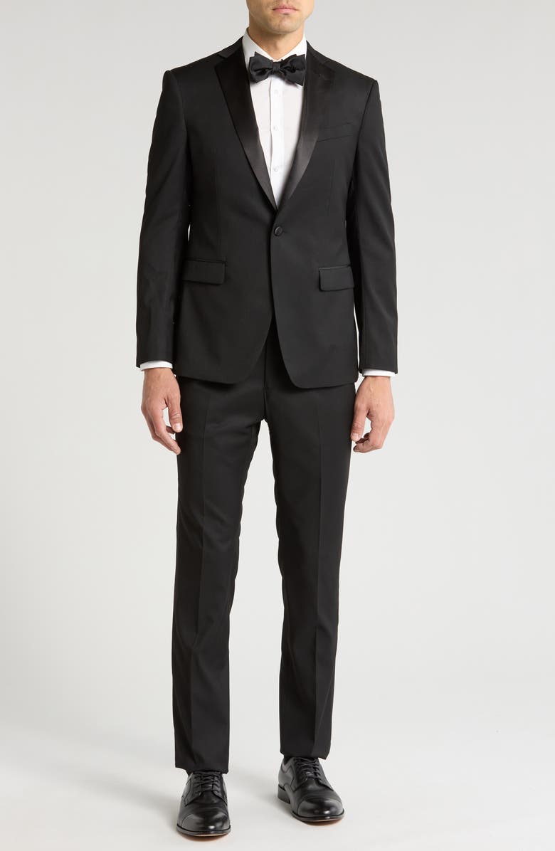 John Varvatos Star USA Tuxedo, Main, color, Black