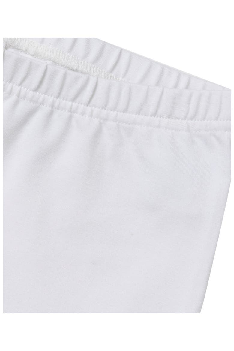 Girls Tough Cotton Cartwheel Shorts, Alternate, color, Bright White