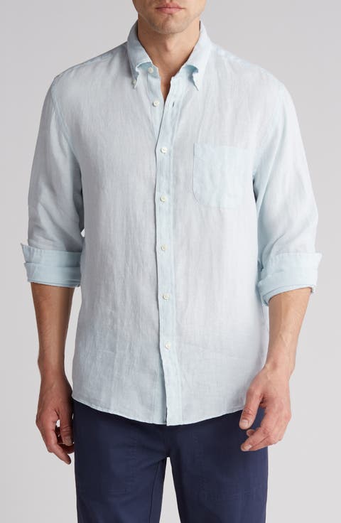 Regular Fit Linen Dress Shirt