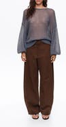 BIMBA Y LOLA Barrel-Leg Trousers with Adjustable Waist