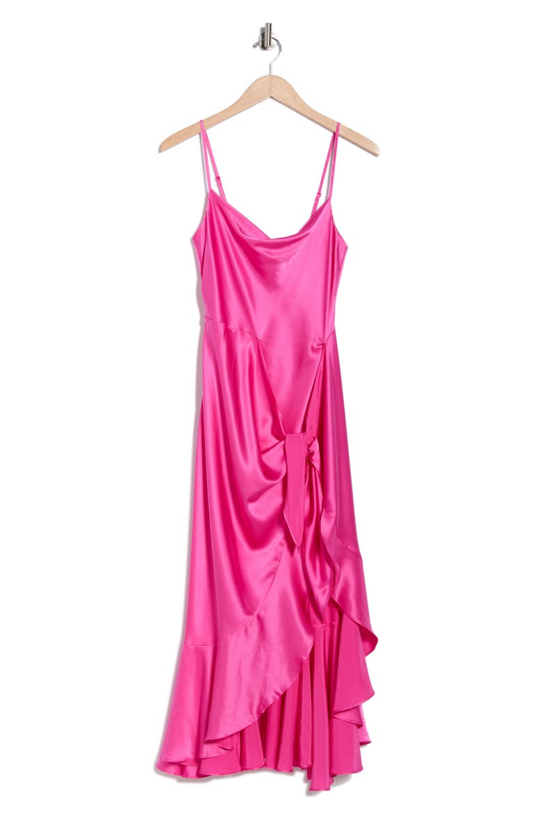 Vivienda Silk Dress, Alternate, color, BLUSHING LILAC