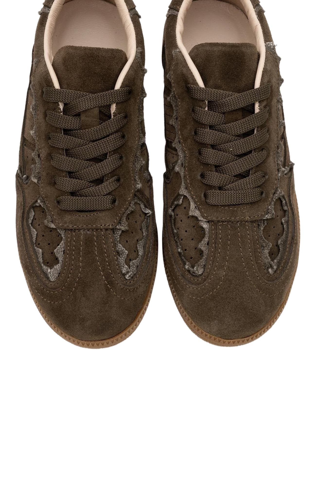 Shiva Suede Leather Sneakers, Alternate, color, Emerald Green Suede Leather