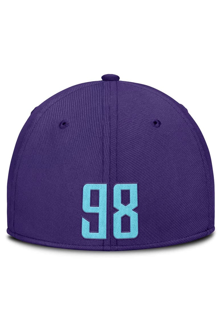 Men's Nike  Purple Arizona Diamondbacks 2025 City Connect Rise Swoosh Performance Flex Hat, Alternate, color, Purple
