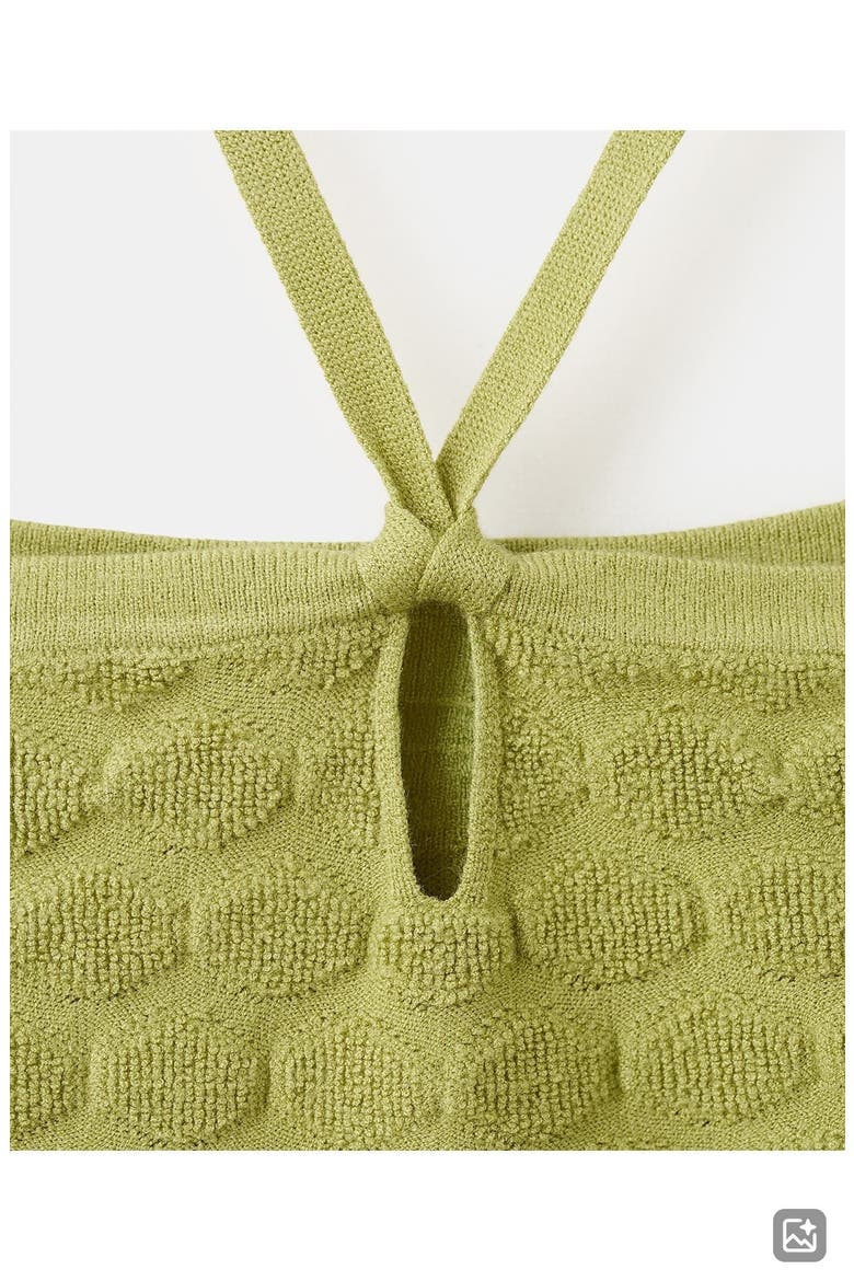 Texture Knit Tank, Alternate, color, GREEN