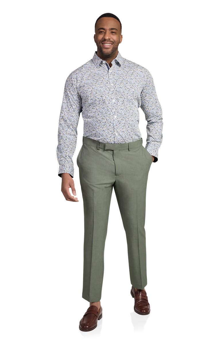 Johnny Bigg Seville Floral Stretch Button-Up Shirt, Alternate, color, 