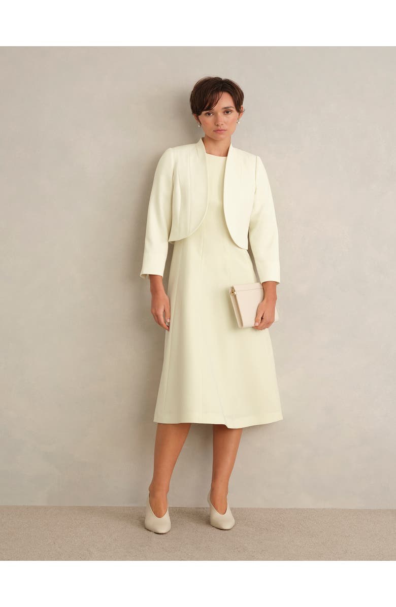 HOBBS LONDON Eliana Jacket, Alternate, color, Pale Yellow