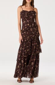 ASTR the Label Journee Ruffle Floral Maxi Dress
