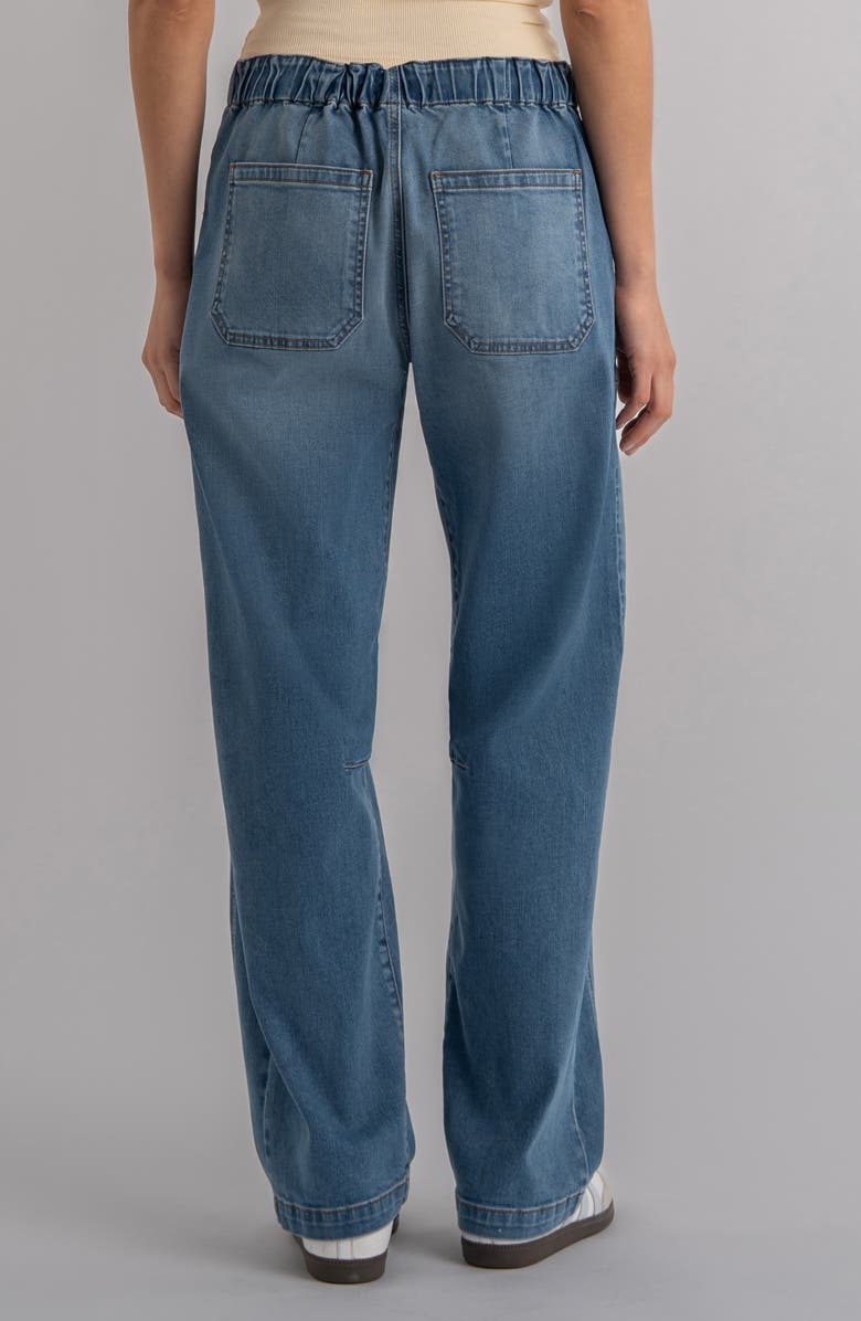 KUT from the Kloth Ashton Slouchy Drawstring Barrel Leg Jeans, Alternate, color, Budgeted