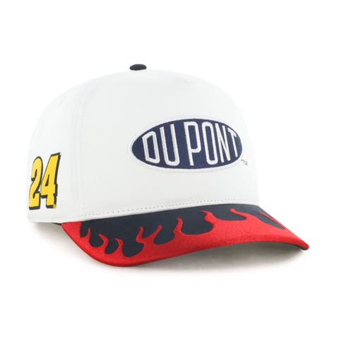 Men's '47 White/Red Jeff Gordon Flame Hitch Adjustable Hat