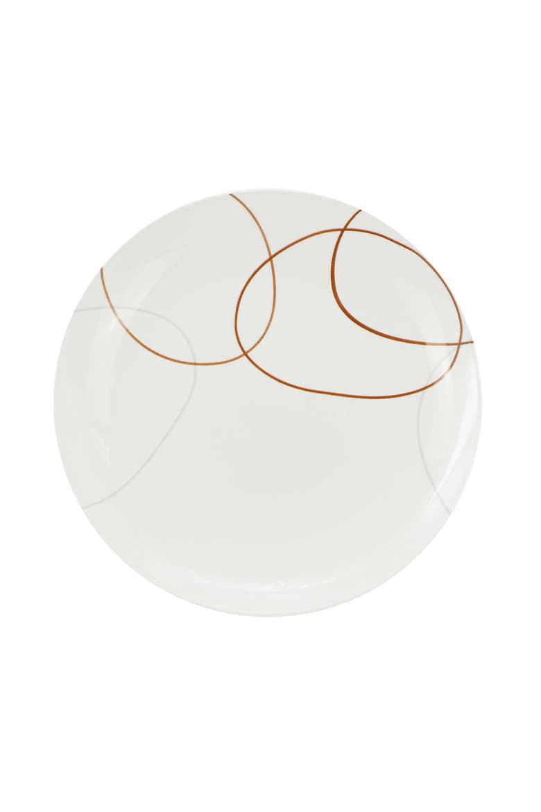 Sydney 16 Piece Porcelain Double Bowl Dinnerware Set, Alternate, color, White