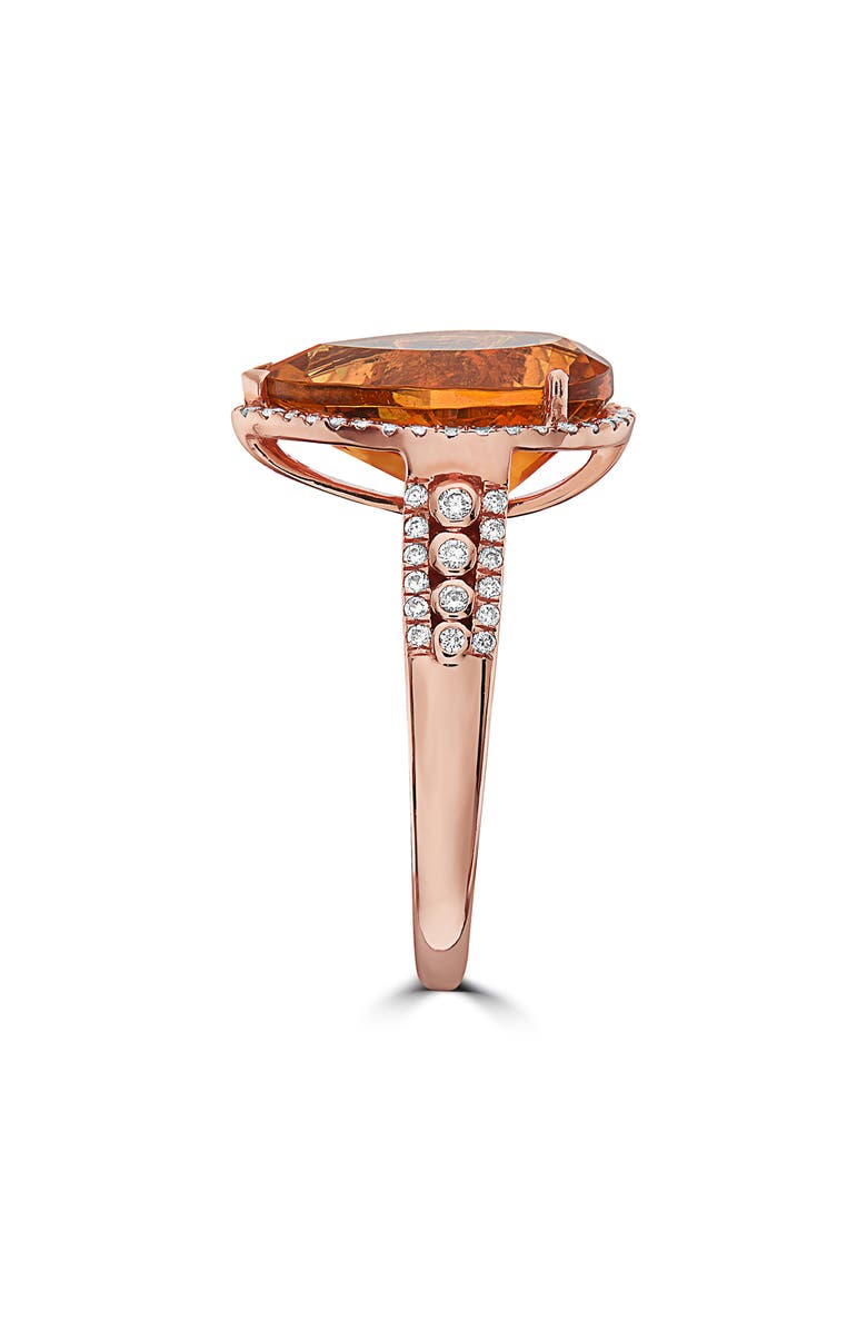 EFFY Diamond & Citrine Teardrop Ring, Alternate, color, 