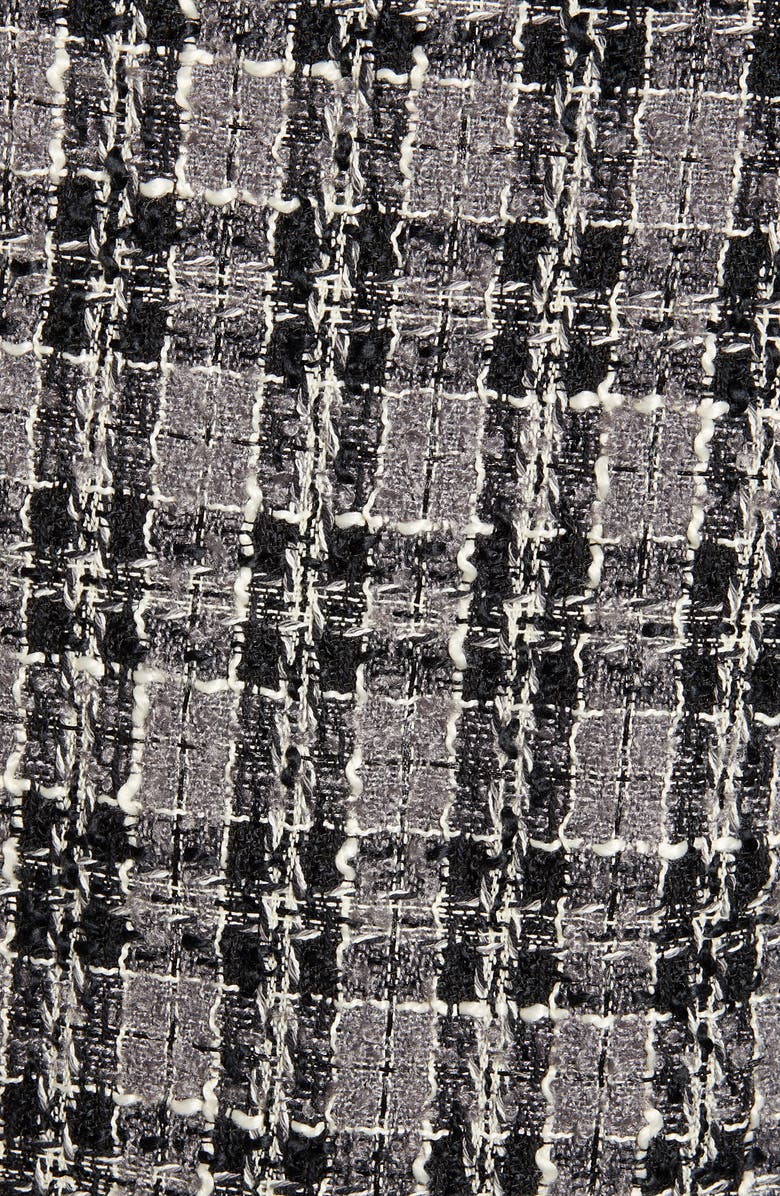 Anne Klein Fringe Tweed Blouse, Alternate, color,