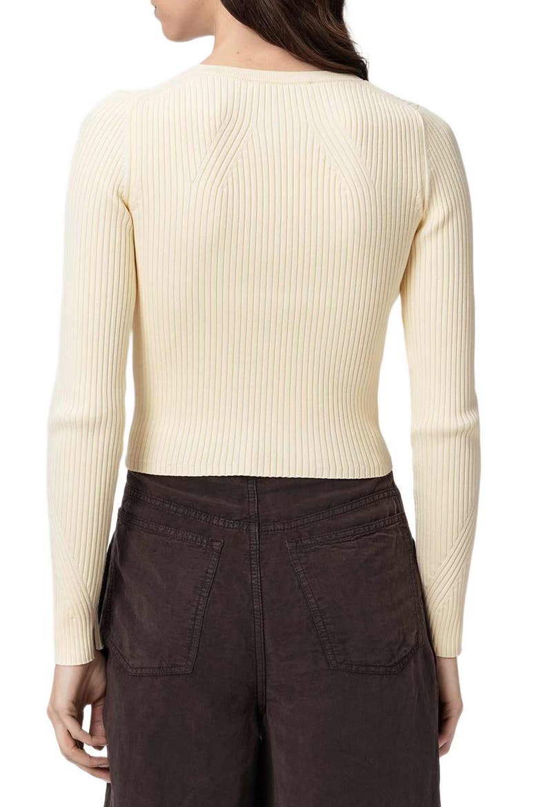Cruz Zip Cardigan, Alternate, color, ANTIQUE WHITE