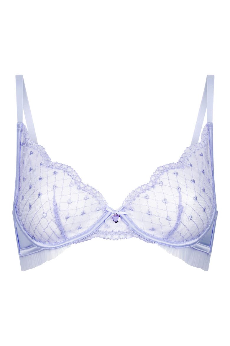Cordelie Embroidered Underwire Bra, Alternate, color, BABY LAVENDER