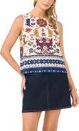 Vince Camuto Print Sleeveless Top