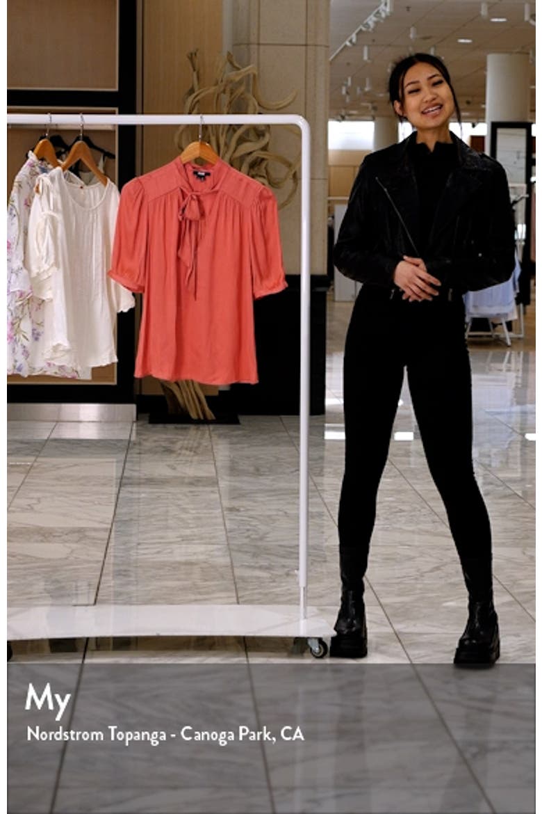 Esta Tie Neck Blouse video