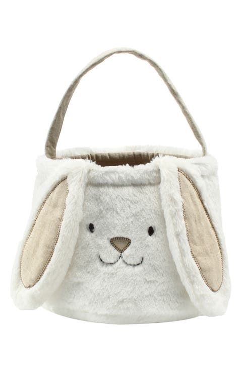 Fluffy Bunny Easter Basket