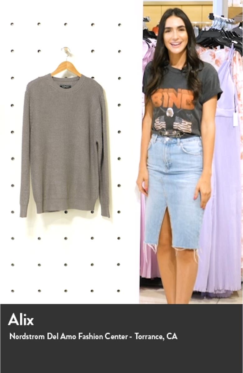 Liverpool Shaker Stitch Crewneck Sweater, sales video thumbnail