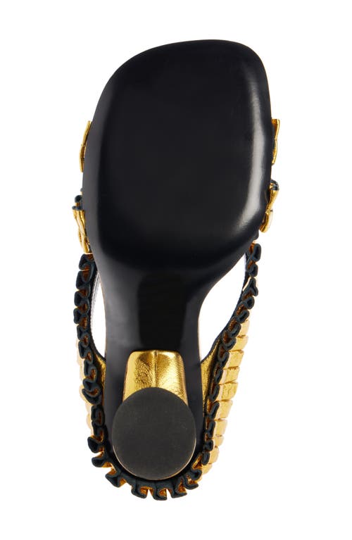 DRIES VAN NOTEN DRIES VAN NOTEN VIRGO METALLIC SANDAL