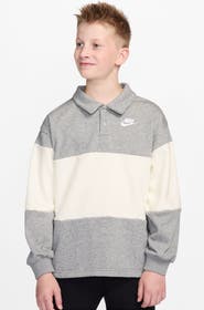 Nike Kids' Sportswear Club French Terry Rugby Shirt