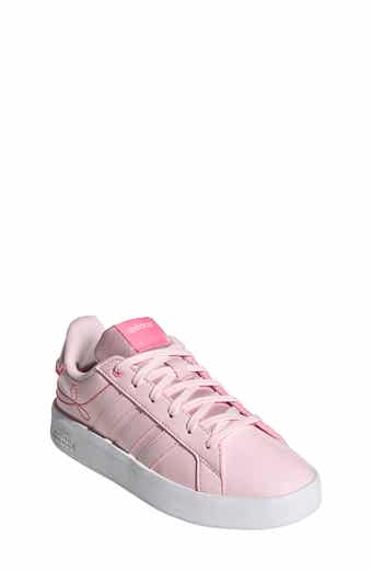 Kids' Grand Court 3.0 Faux Leather Sneaker