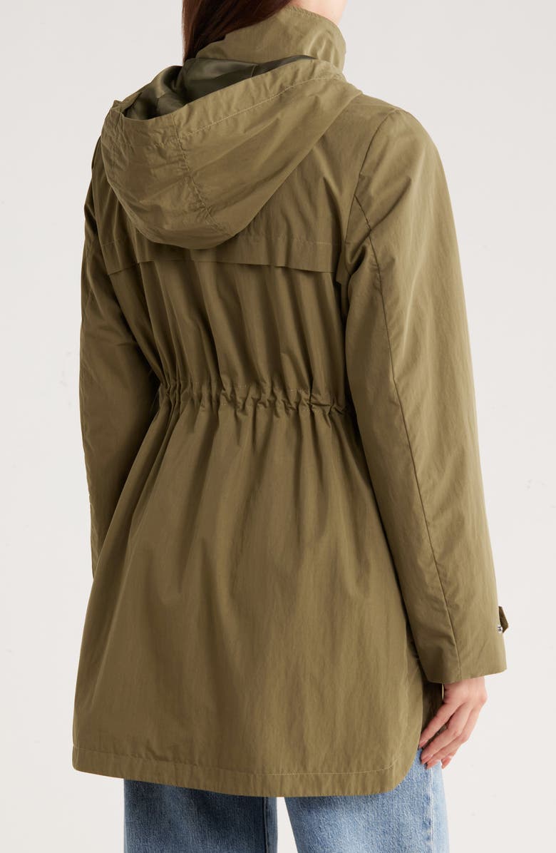 Bernardo Lightweight Anorak, Alternate, color, Olive/ Plaid