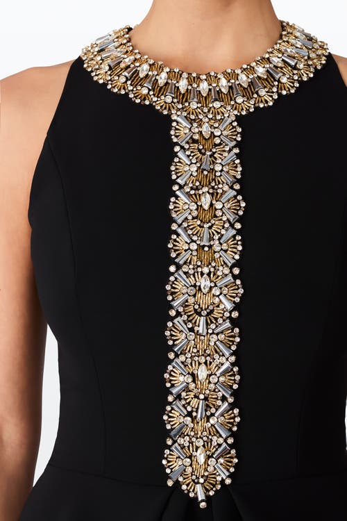 Jenny Packham Sulphice Maxi Dress In Black