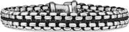 David Yurman Men's Woven Sterling Silver Box Chain Bracelet, 12mm