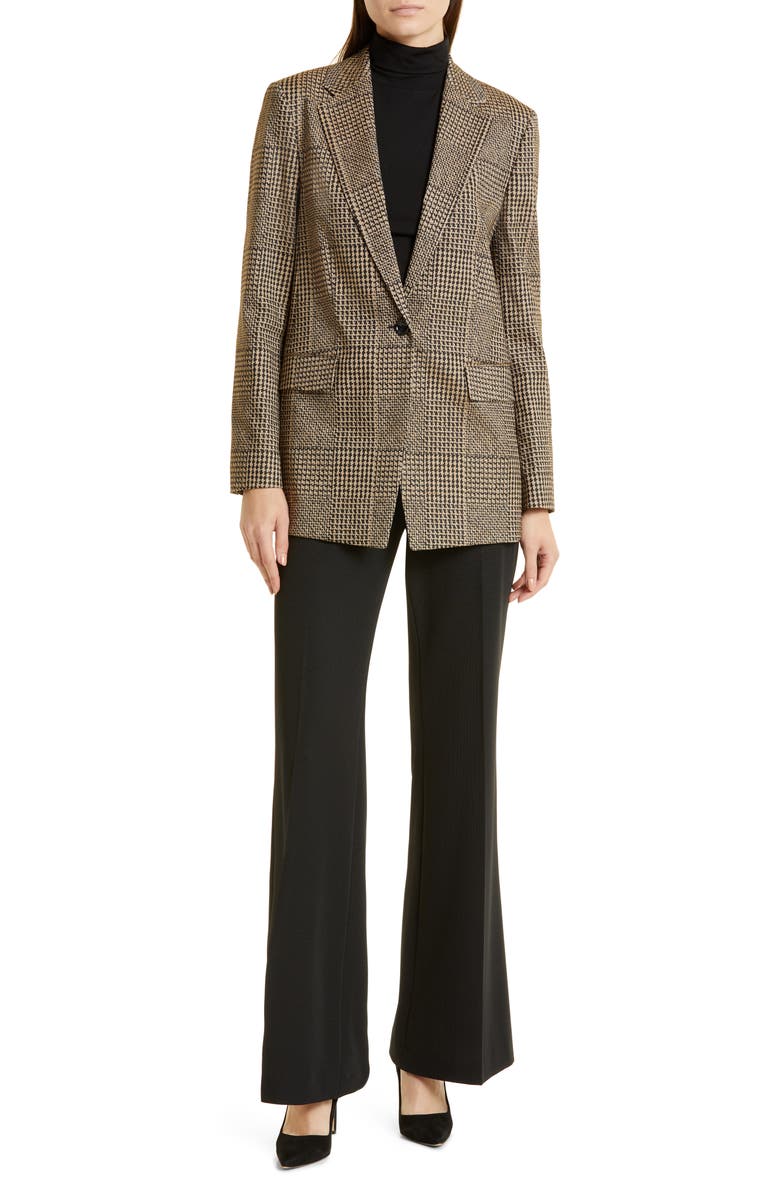 BOSS Jocalua Houndstooth Jacket, Alternate, color,