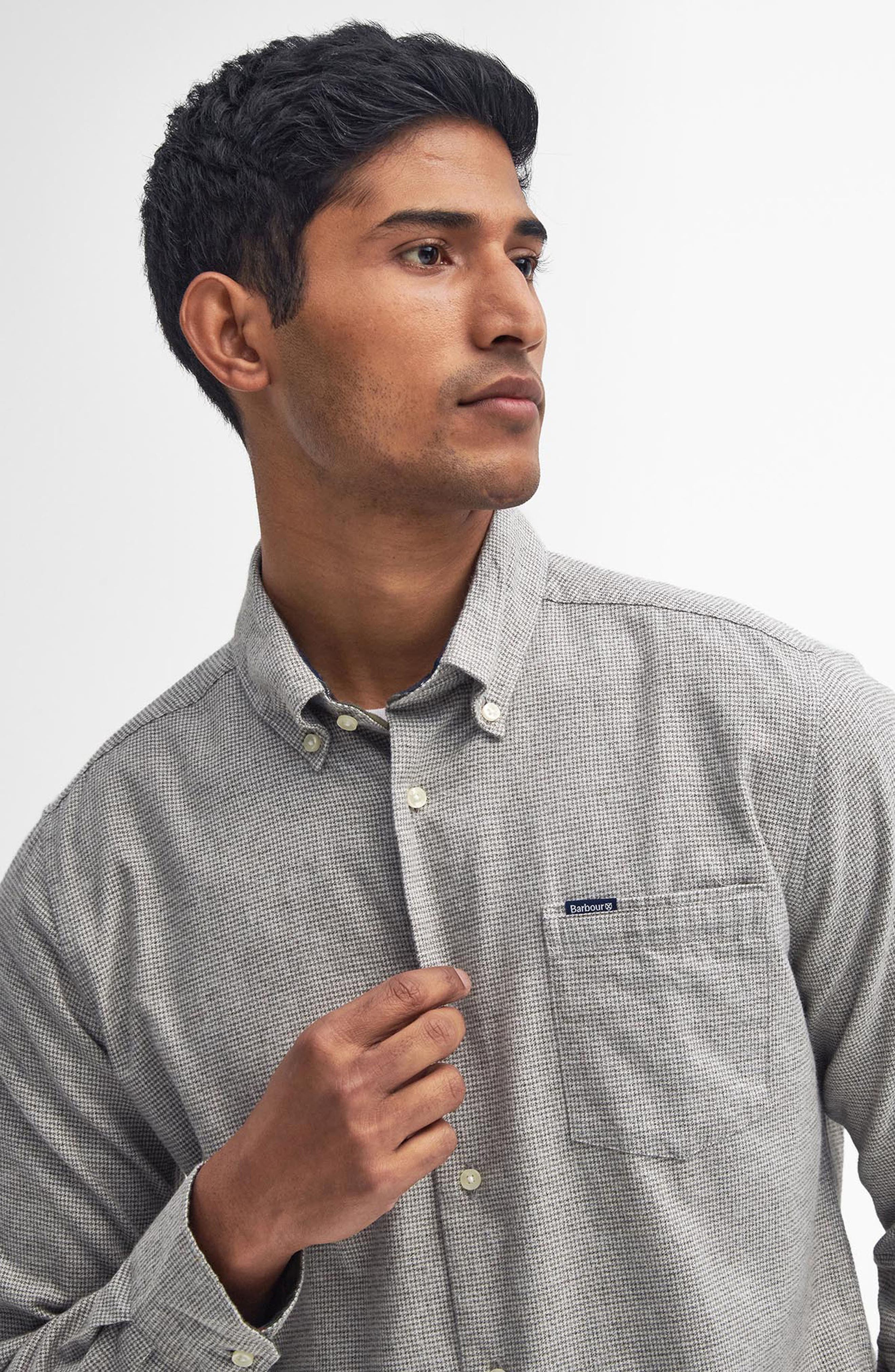 Turner Houndstooth Button-Down Shirt - image 2