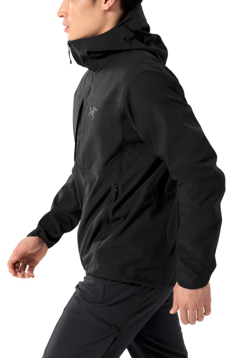 Arc'teryx Gamma MX Hooded Jacket, Alternate, color, Black