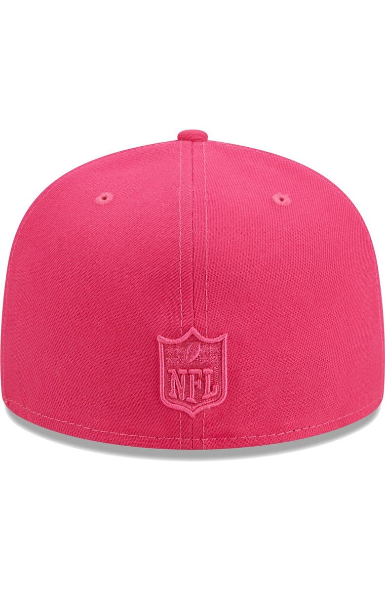 New Era Men's New Era Pink Minnesota Vikings Color Pack 59FIFTY Fitted Hat, Alternate, color, 
