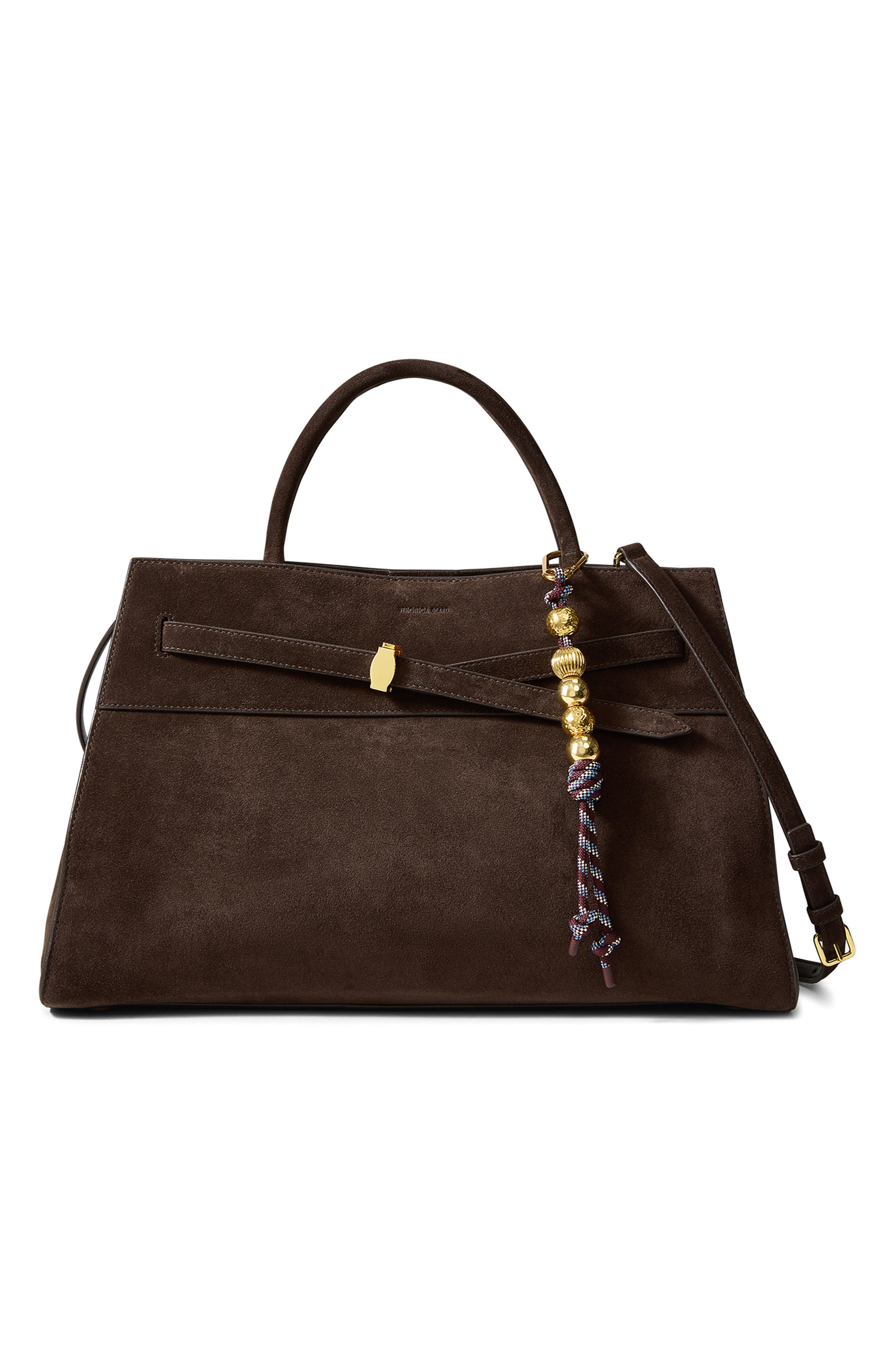 Veronica Beard Paracord Bead Bag Charm, Alternate, color, Raisin Multi