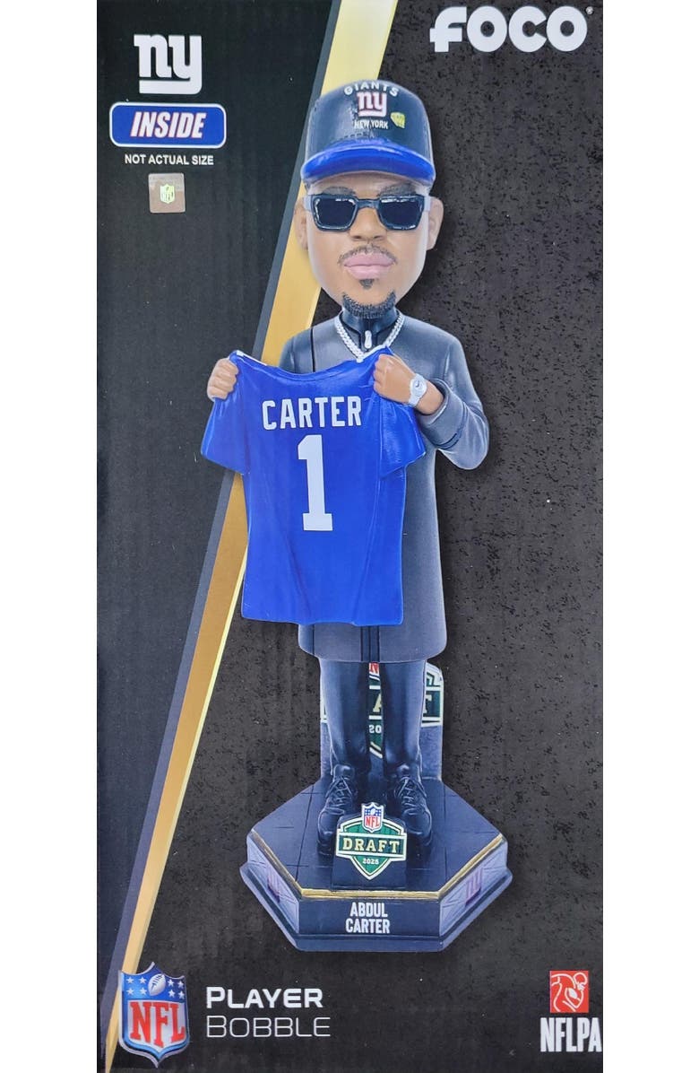 FOCO Abdul Carter (New York Giants) 2025 NFL Draft Pick Bobblehead, Main, color, Multi-Color