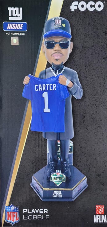 Abdul Carter (New York Giants) 2025 NFL Draft Pick Bobblehead