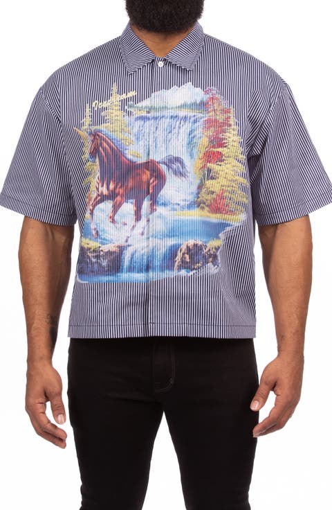 They Were Cones Button-Up Shirt