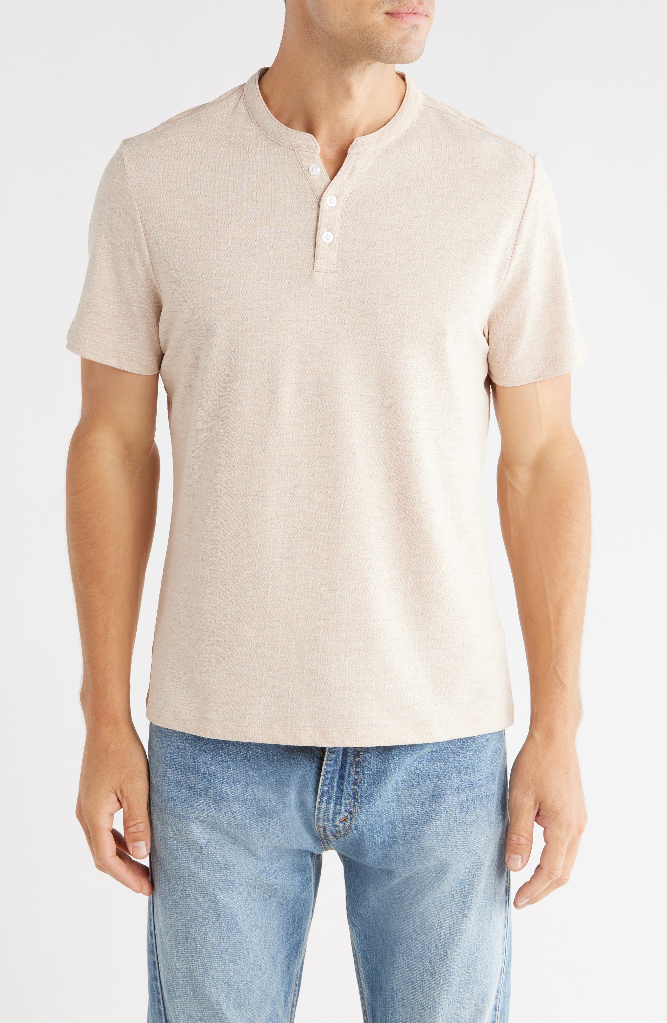 WESTZEROONE Flip Short Sleeve Henley