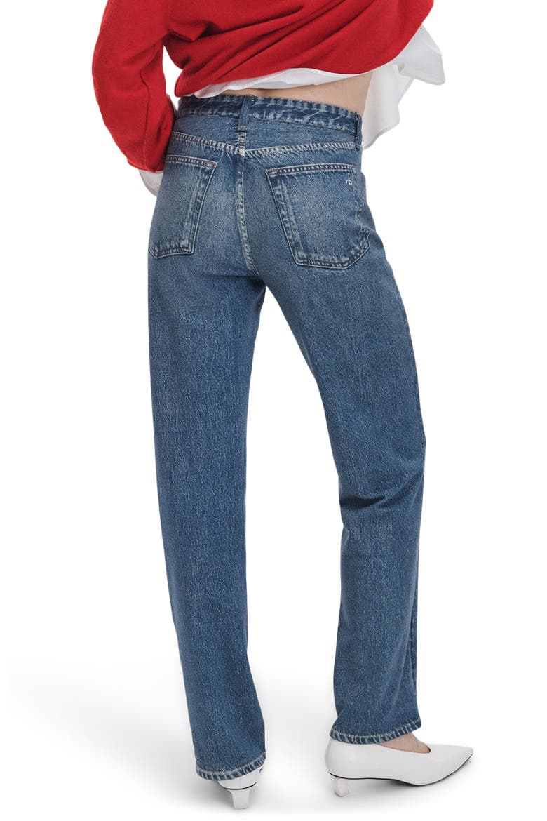 Miramar Shea Wide Leg Cotton Terry Sweatpant Jeans, Alternate, color, LAKEWOOD