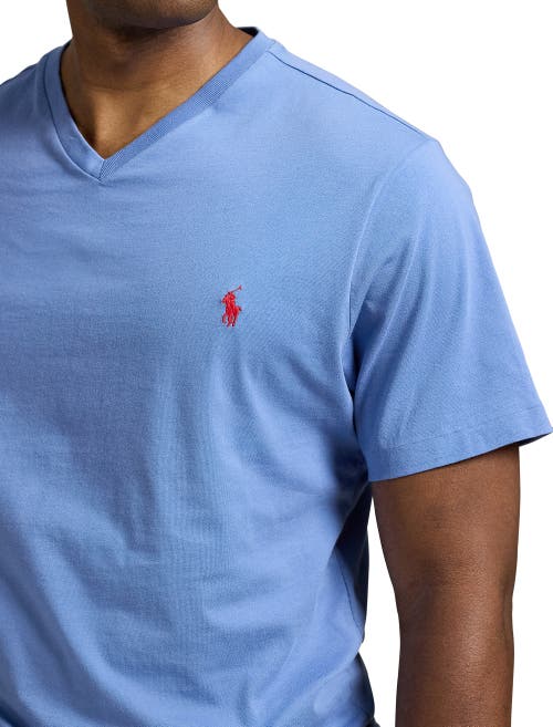 Polo Ralph Lauren Big & Tall Classic Fit V-neck T-shirt In Blue
